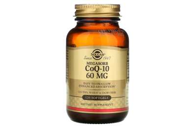 SOLGAR Коэнзим CoQ-10 60 мг, 120 капсул